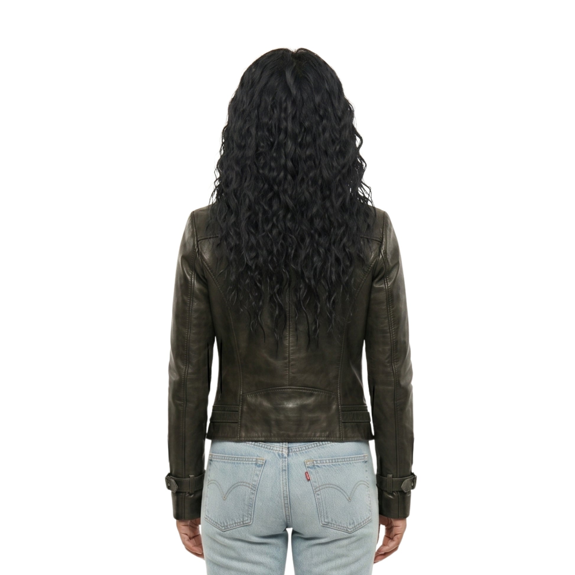 NYC Fashion Emma Grede Celebrity Leather Jacket