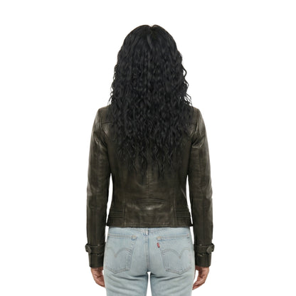 NYC Fashion Emma Grede Celebrity Leather Jacket
