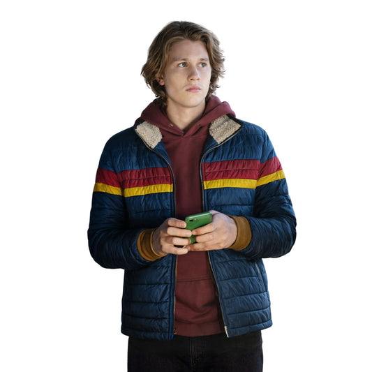 Nancy Drew Ace Blue Puffer Jacket