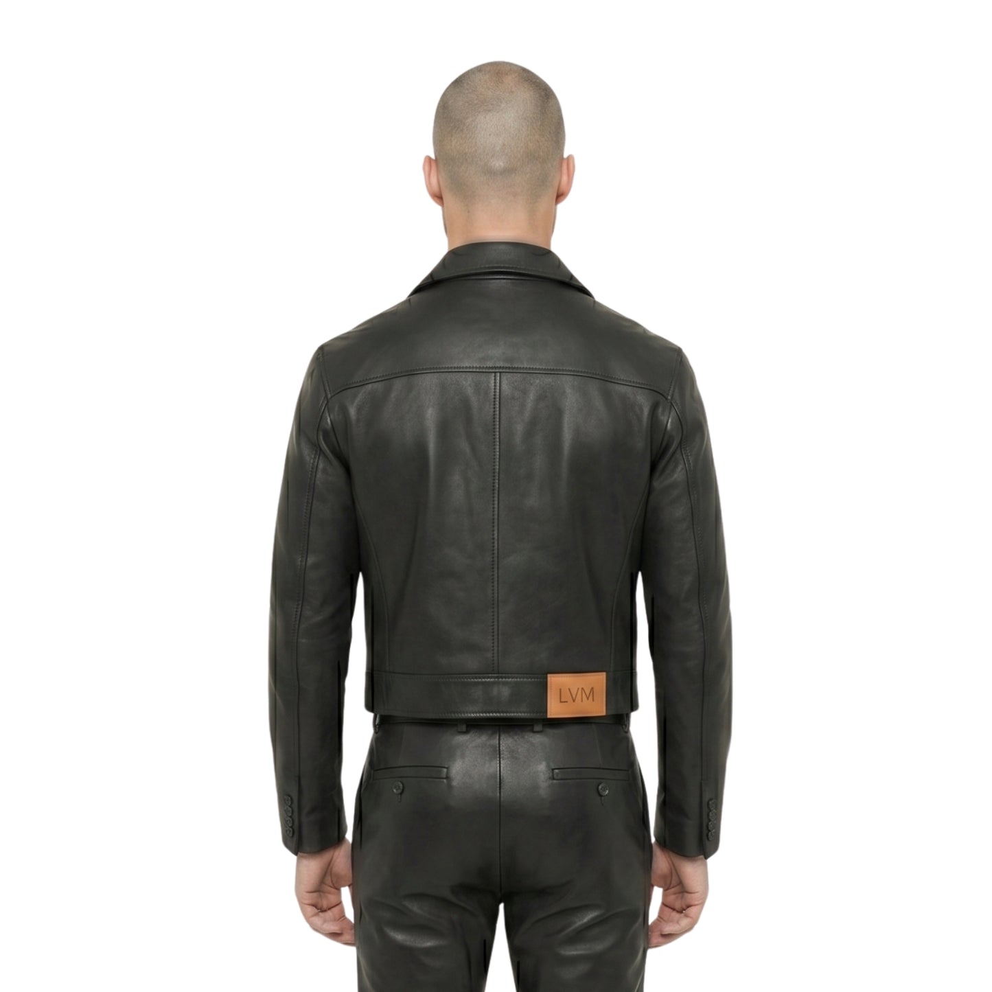 Nicholas Hoult 2026 Black Leather Jacket