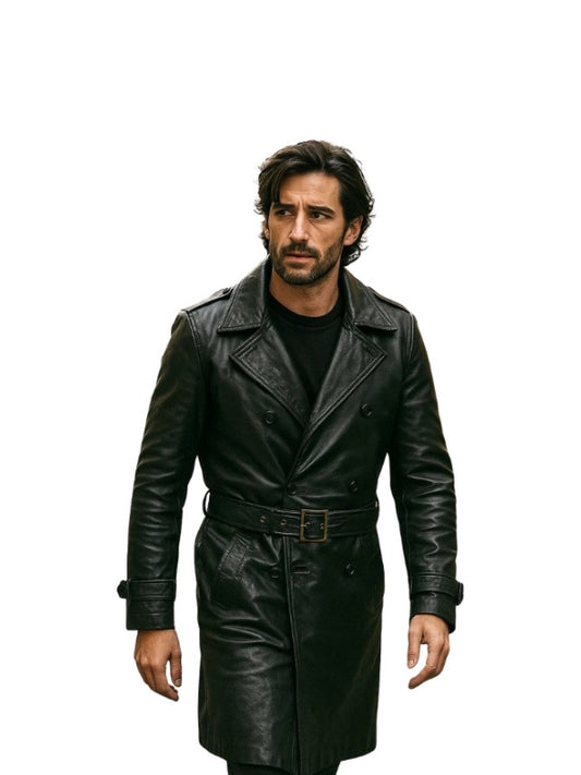 Nick Fury Leather Trench Coat