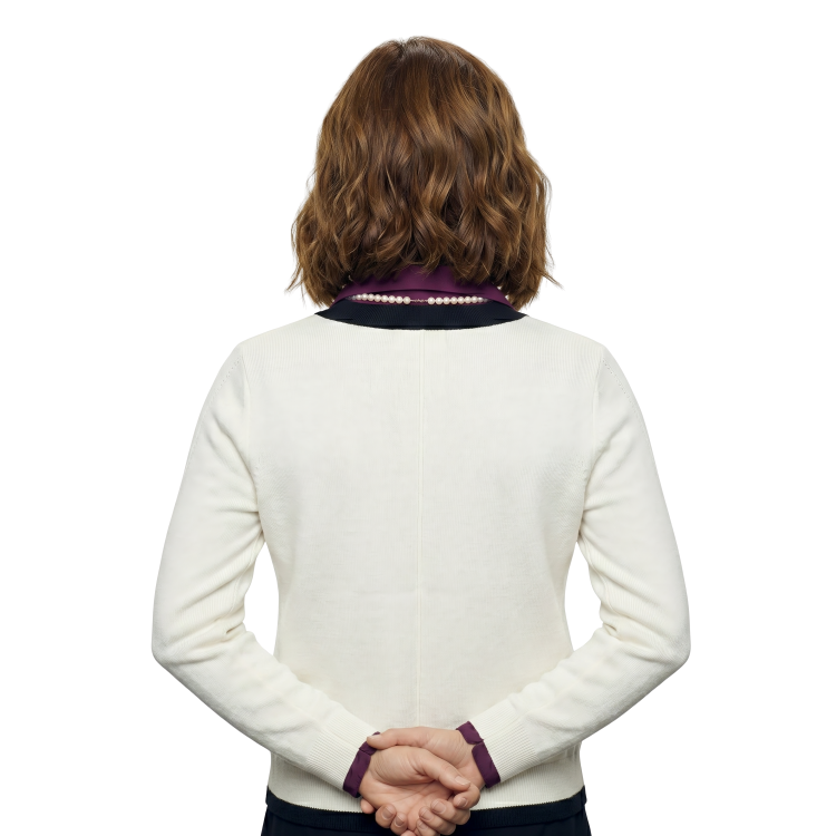 Nikki DeLoach White Cardigan Jacket Buy