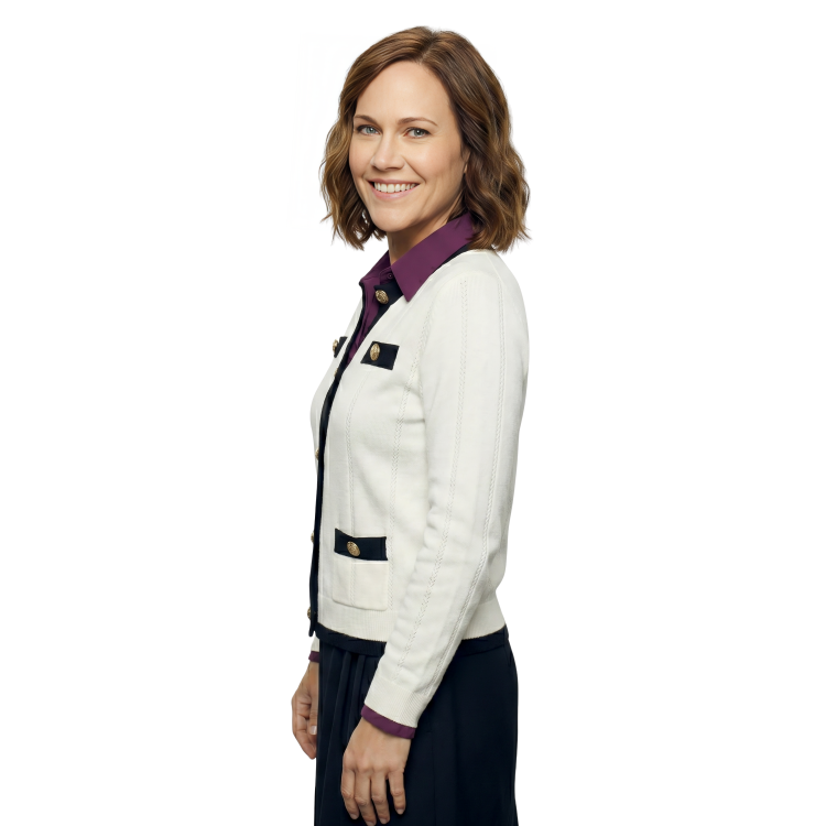 Nikki DeLoach White Cardigan Jacket Live Now