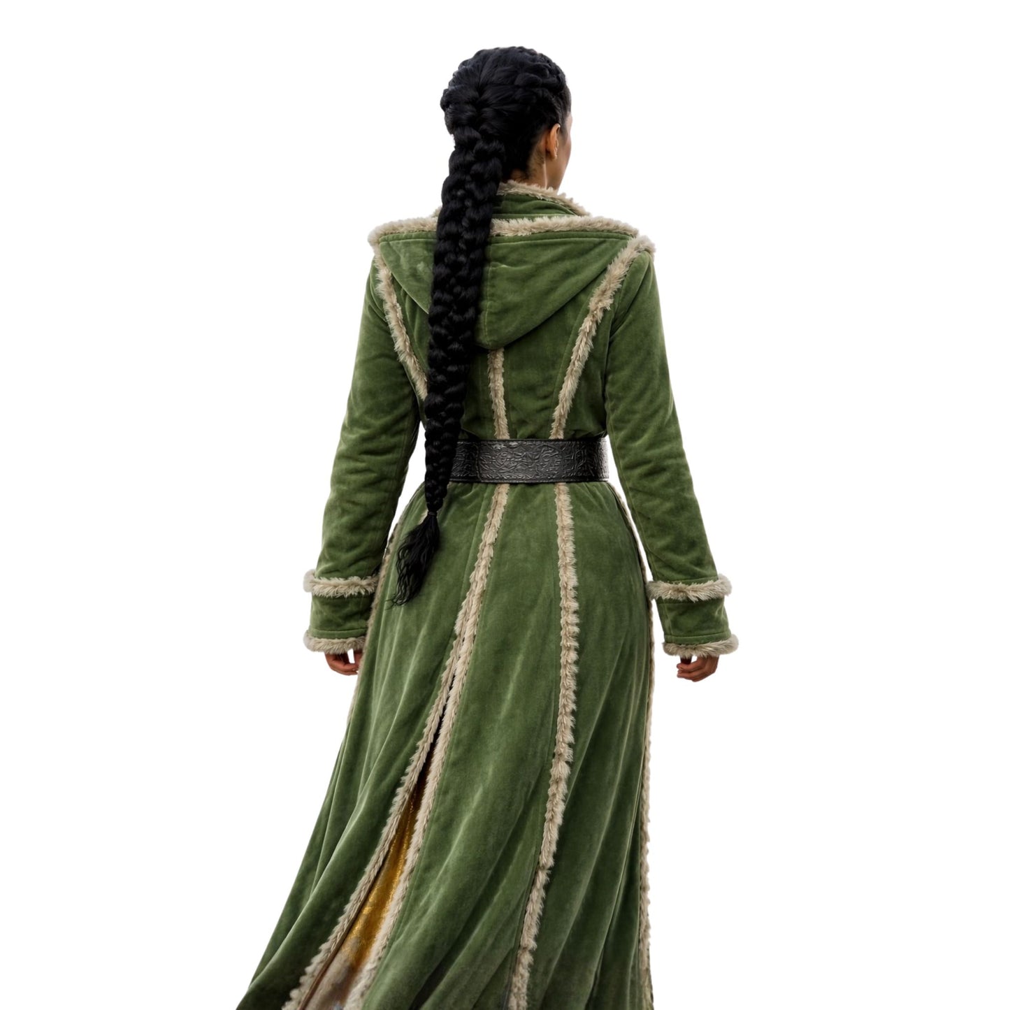 Nynaeve al Meara The Wheel Of Time Wool Green Coat