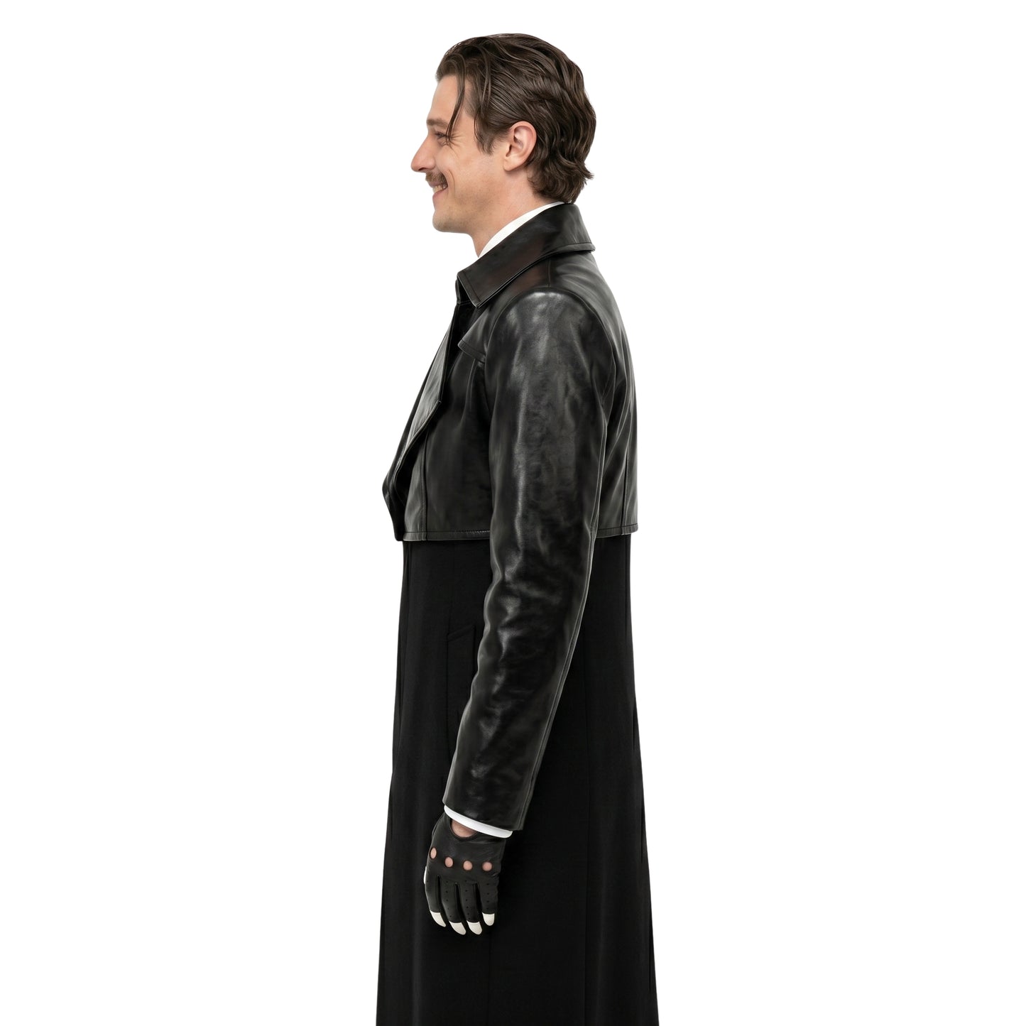 Patrick Schwarzenegger Black Designer Cropped Jacket Met Gala Look