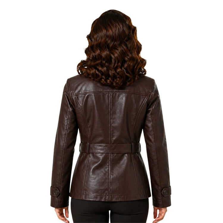 Peggy Carter Captain America Brown Leather Jacket