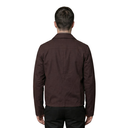 Phil Dunster 2026 Stylish Brown Suede Jacket