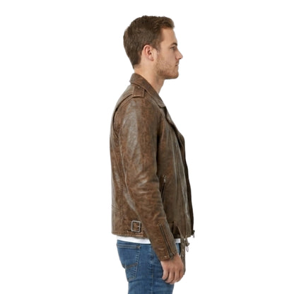 Pilot Pete Tv Series The Bachelor Peter Weber Brown Biker Leather Jacket