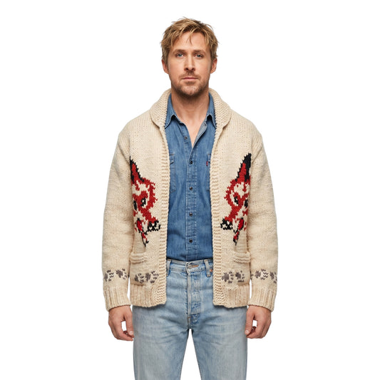 Project Hail Mary Ryan Gosling Wolf Cardigan