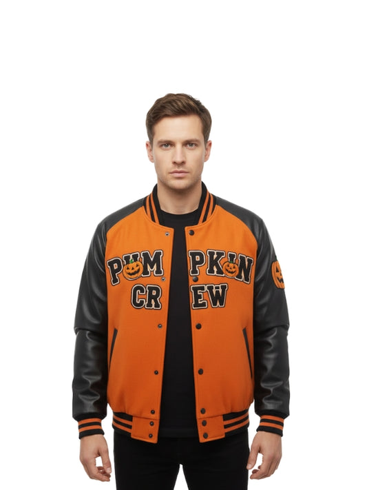 Pumpkin Crew Varsity Jacket
