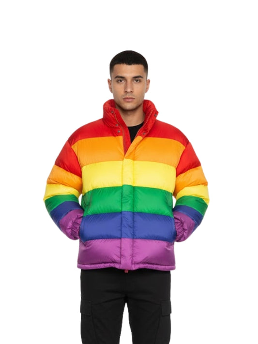 Rainbow Puffer Jacket