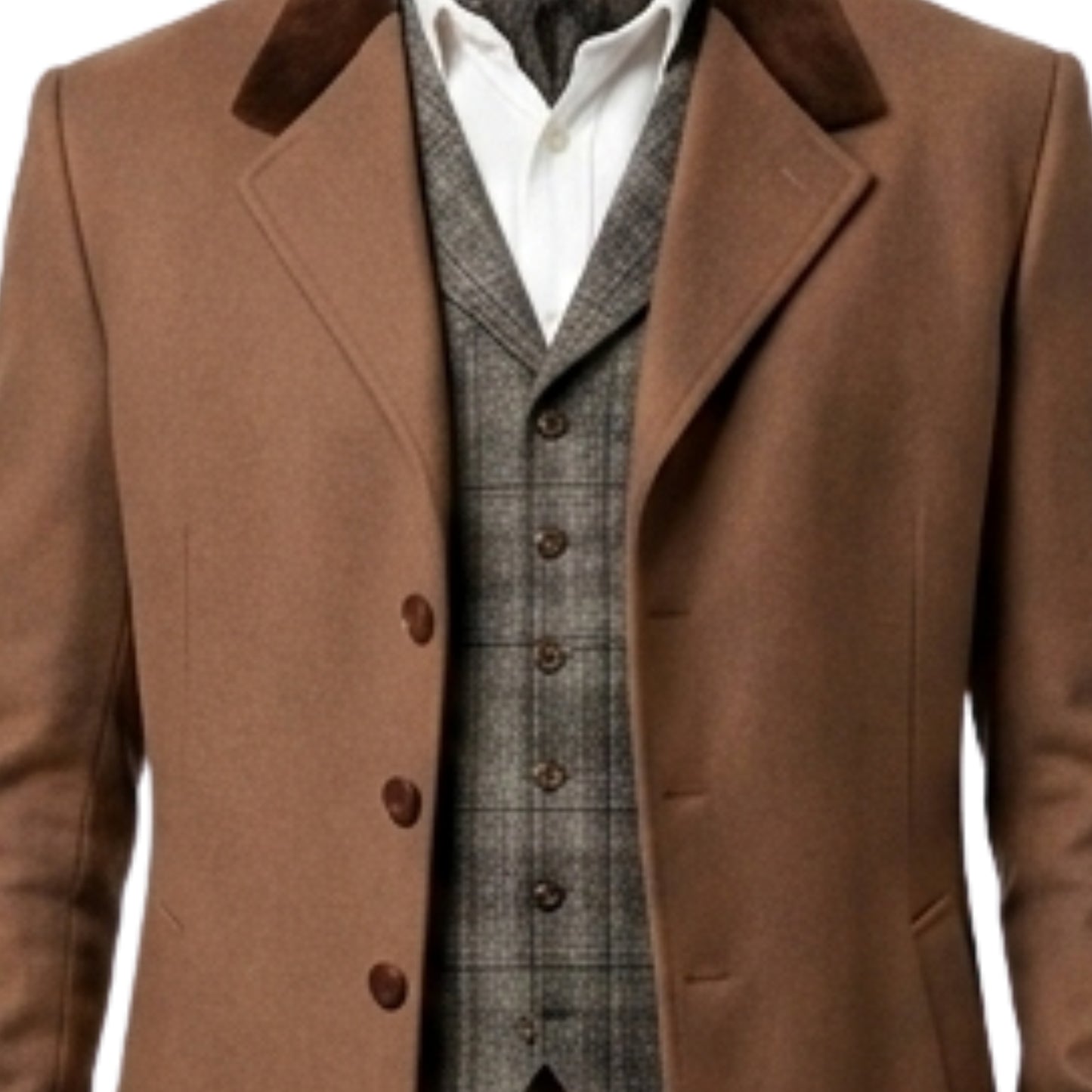 Redeeming Love Brown Blazer Coat Clyde Berning Outfit