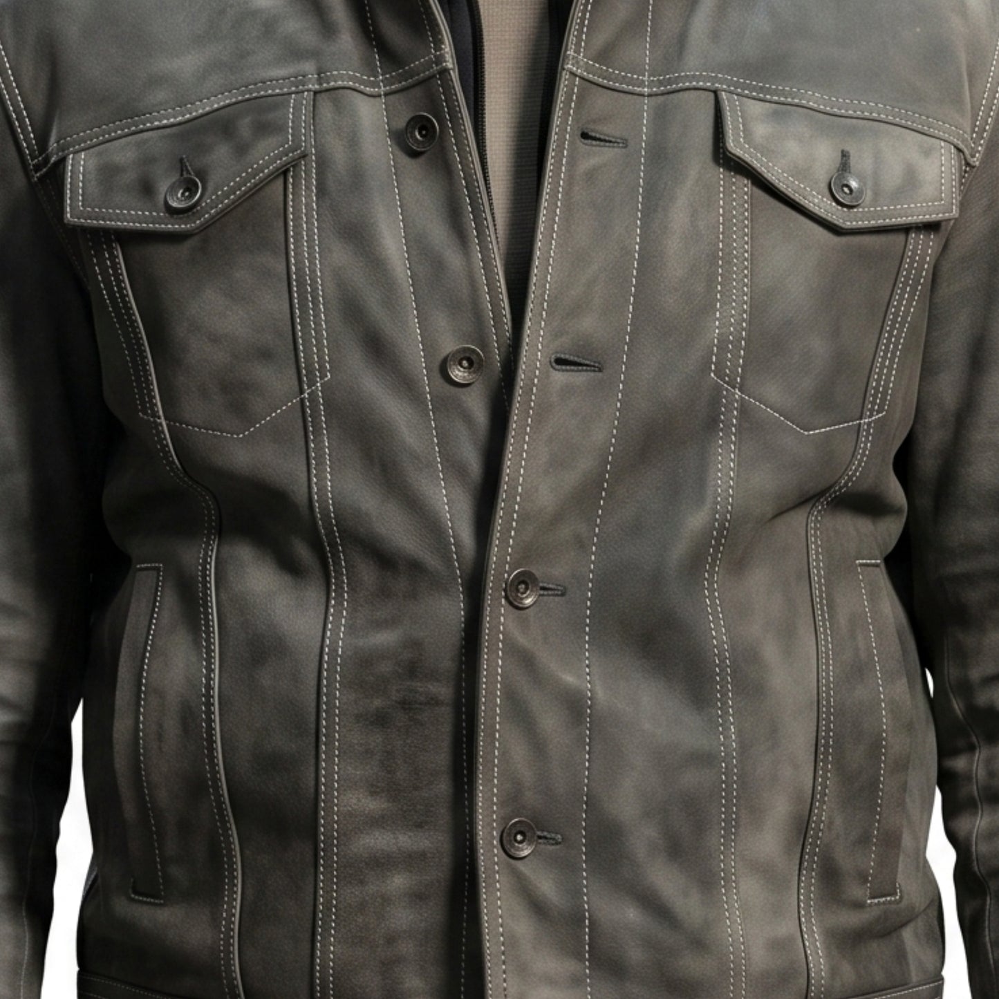 Reggie Franklin The Boys 2026 Suede Leather Jacket