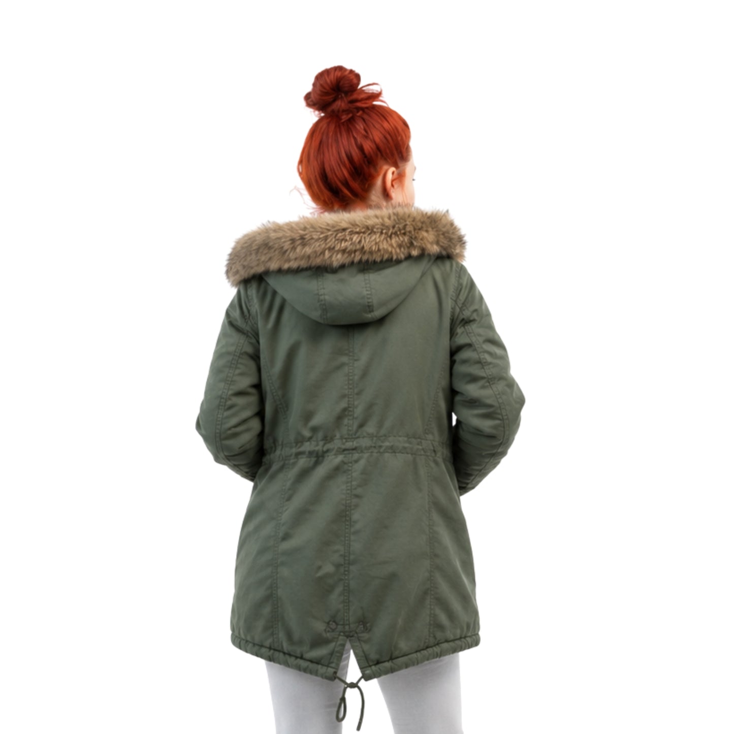 Resident Alien D’Arcy Bloom Green Shearling Hooded Jacket