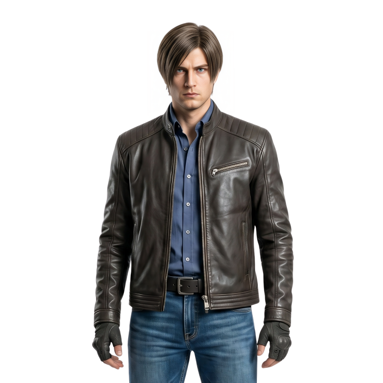 Resident Evil Leon S Kennedy Black Jacket
