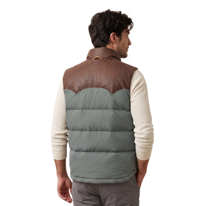 Retro Cowboy Style Quilted Vest Buy