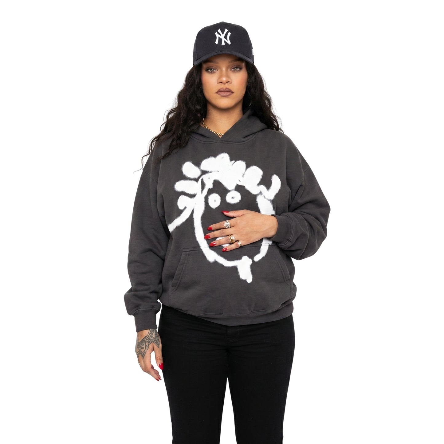 Rihanna BadGalRiri Black Hoodie Buy Now 