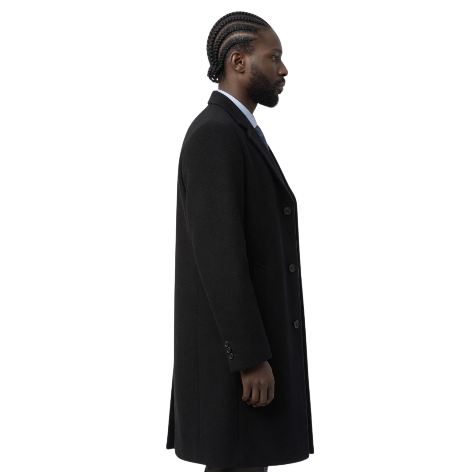 Rob Peace Jay Will Black Trench Coat