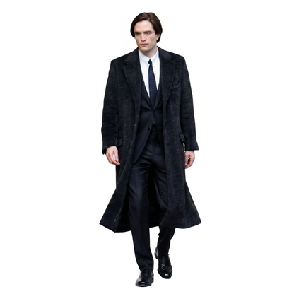 Robert Pattinson The Batman 2022 Black Long Coat