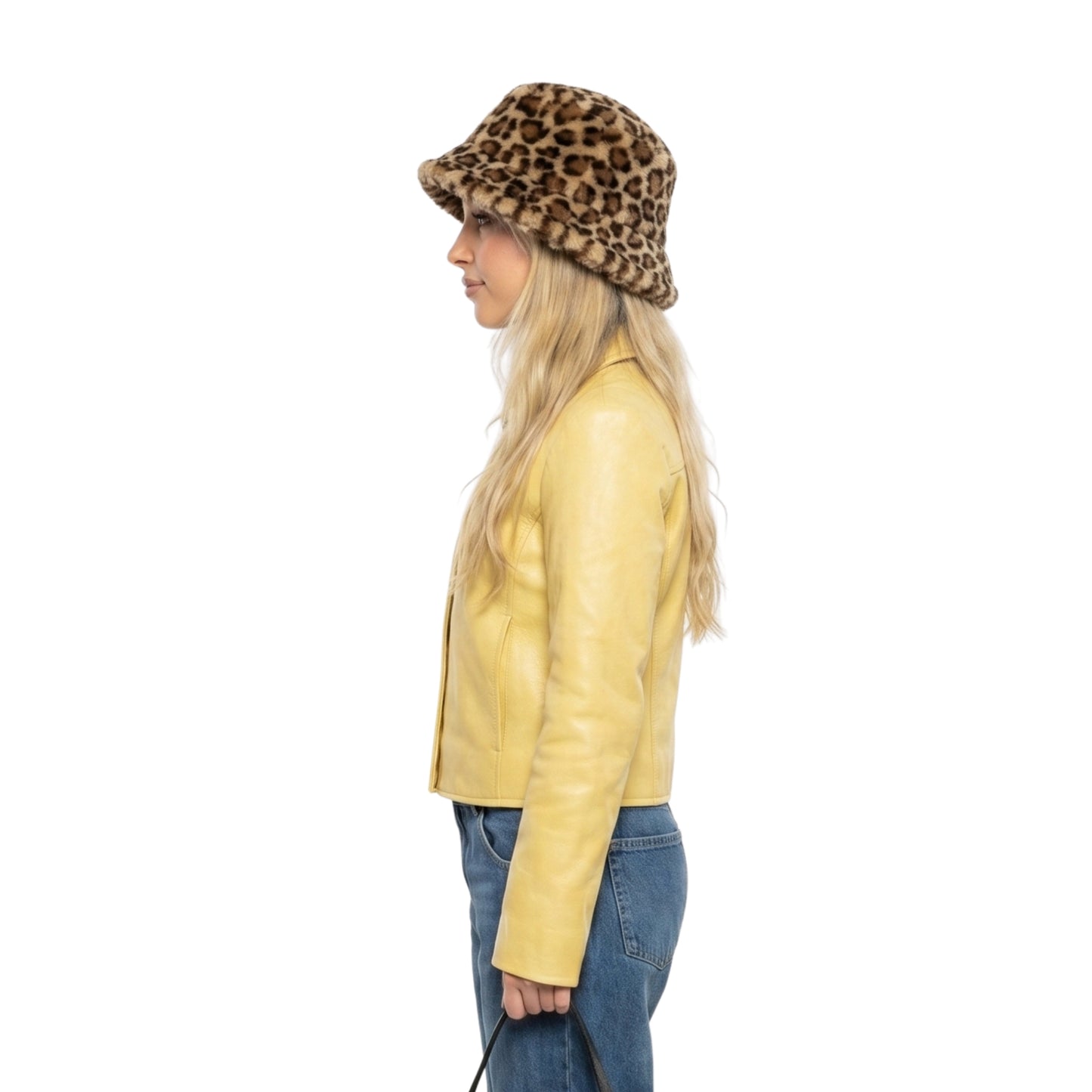 Sabrina Carpenter Yellow Leather Jacket NYC 2026