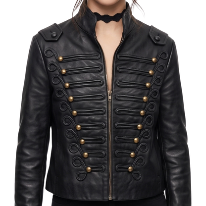 Sale Live On Coven Academy S01 Briar Black Leather Jacket