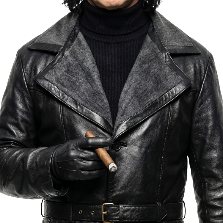 Sale Live On Gary Johnson Hit Man 2024 Glen Powell Black Jacket Right Now