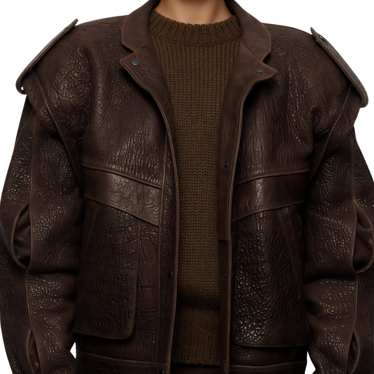 Sale Live On Hailey Bieber Oversized Brown Bomber Jacket Today