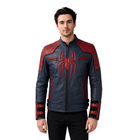 Sale Live On Spider-Man BND Costume Leather Jacket