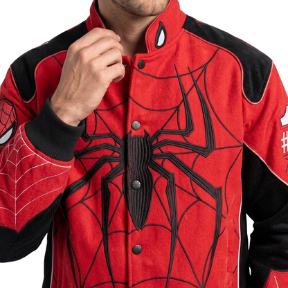 Sale Live On Spider-Man Brand New Day Varsity Bomber Jacket 