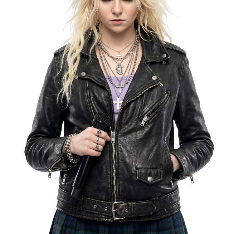 Sale Live On Taylor Momsen Underworld Concert Leather Jacket