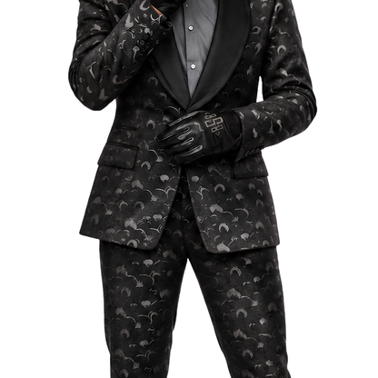 Sale Live On The Birds of Prey Black Mask Velvet Suit