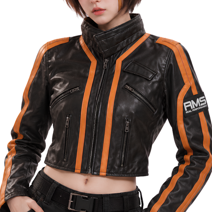 Sale Live On The Cyberpunk 2077 Syn Leather Jacket