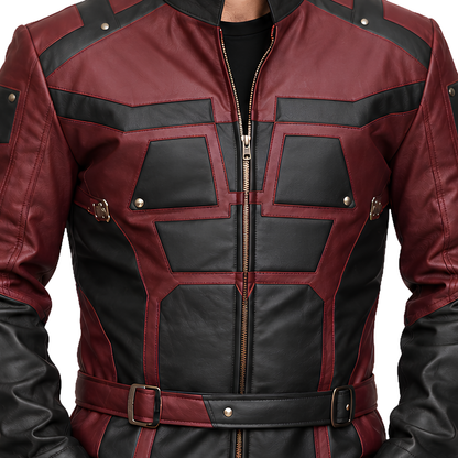 Sale Live On The Marvel Charlie Cox Daredevil Leather Jacket 