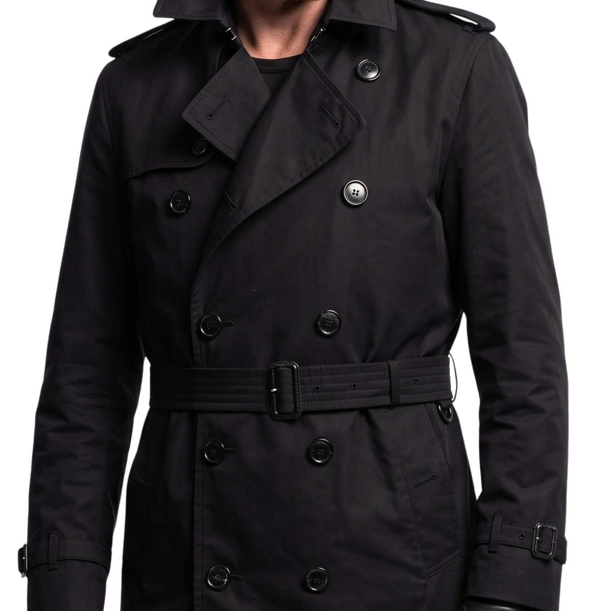 Sale Live On The Runner The Caller Long Cotton Trench Coat