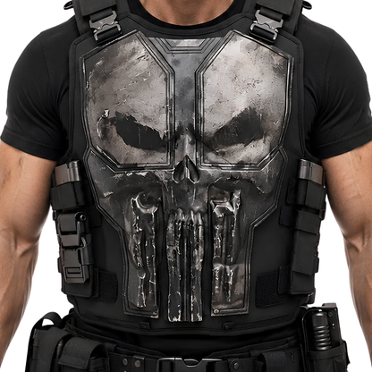 Sale Live On The Spider-Man BND Punisher Leather Vest