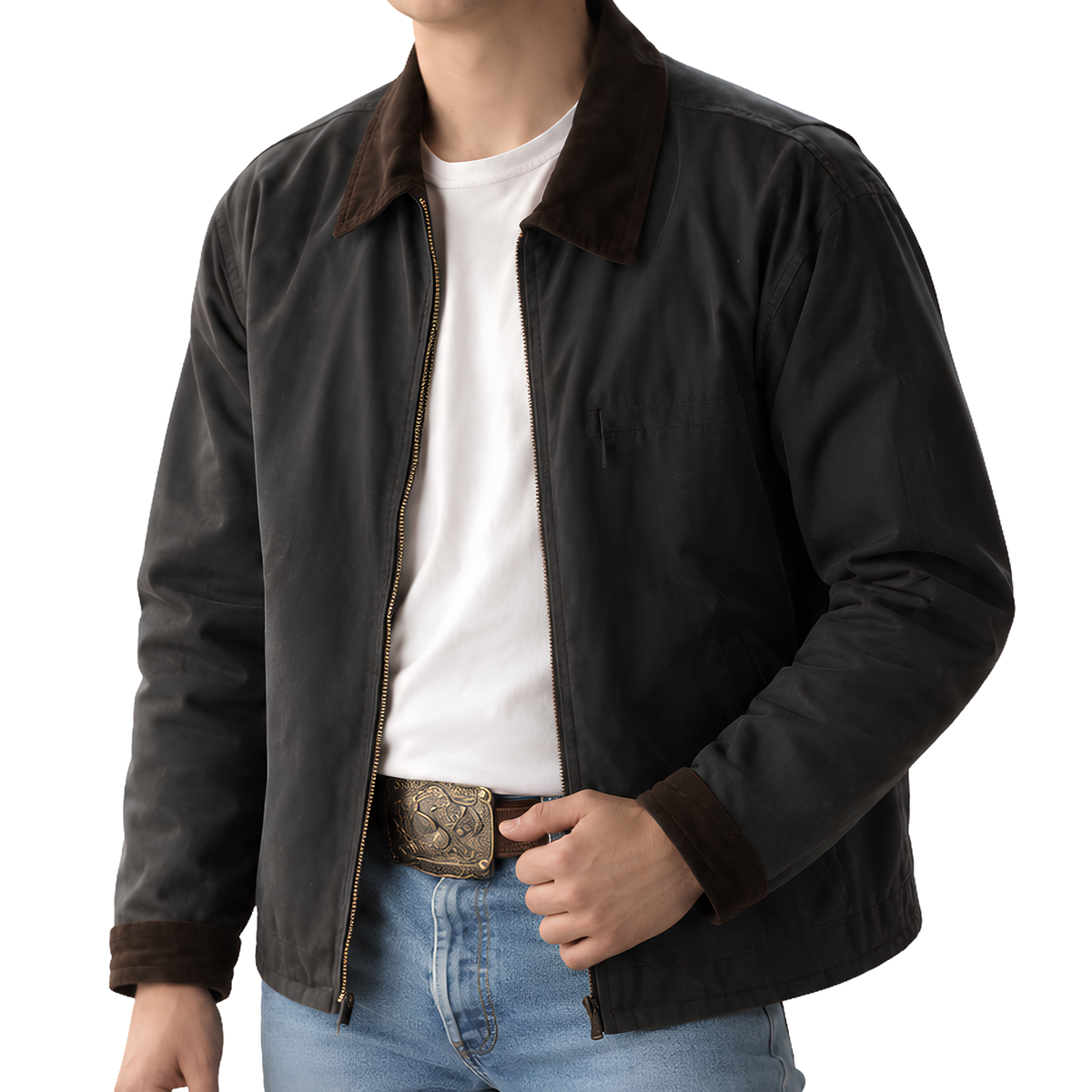 Sale Live on Noah Macon Lanterns S01 Black Jacket