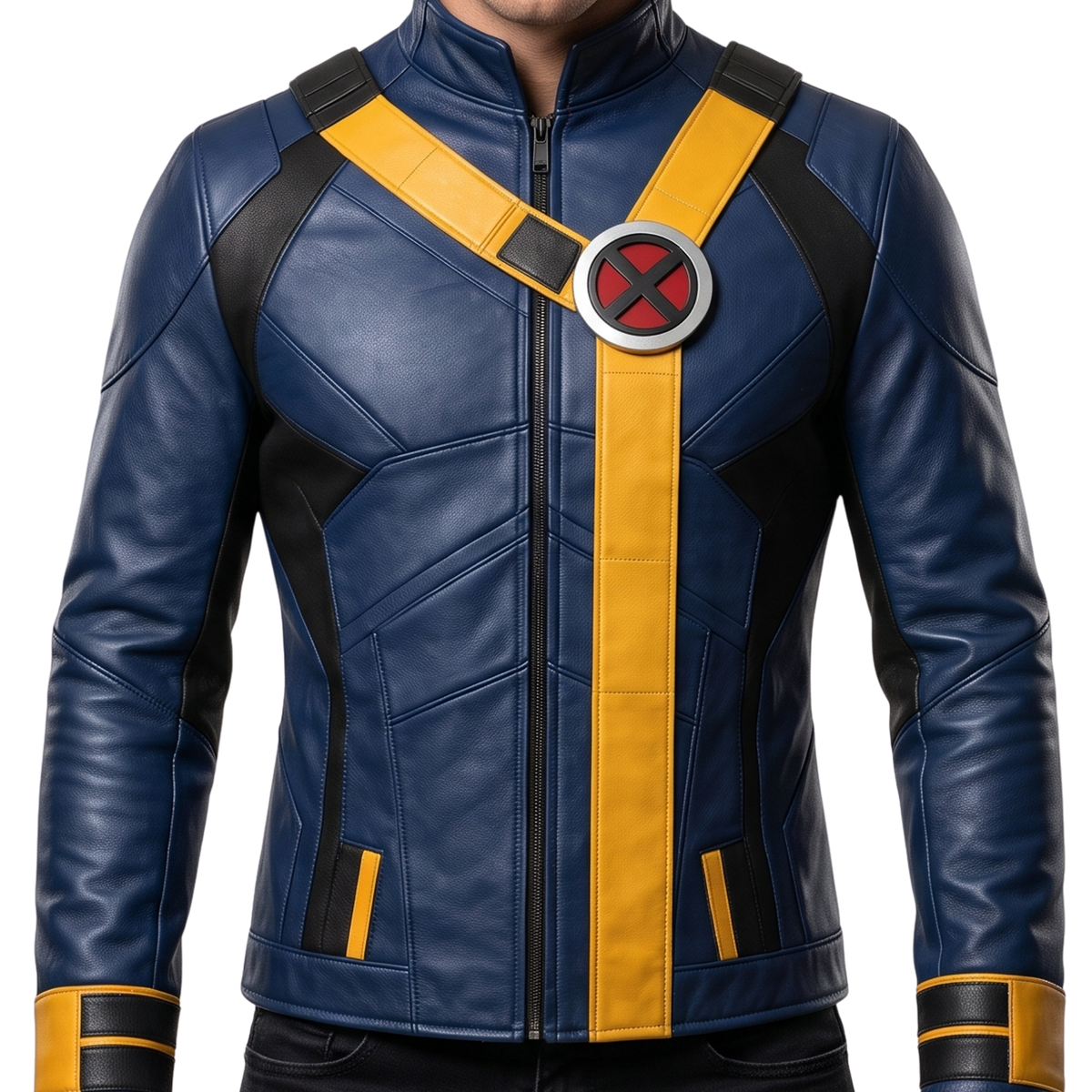 Sale Live on X-Men '97 Cyclops Scott Summers Cosplay Leather Jacket