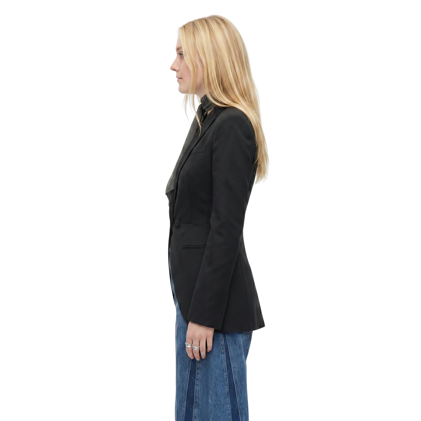 Sarah Pidgeon Celebrity Inspired Black Blazer Jacket NYC