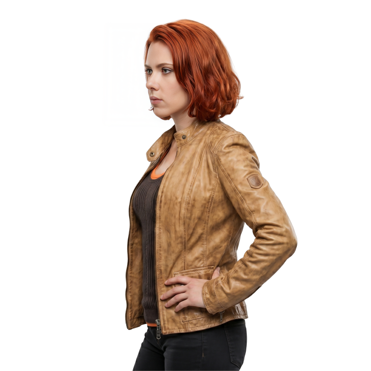 Scarlett Johansson Avengers Natasha Romanoff Jacket Live