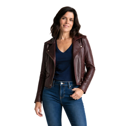 Scream-5-Sidney-Prescott-Biker-Brown-Leather-Jacket