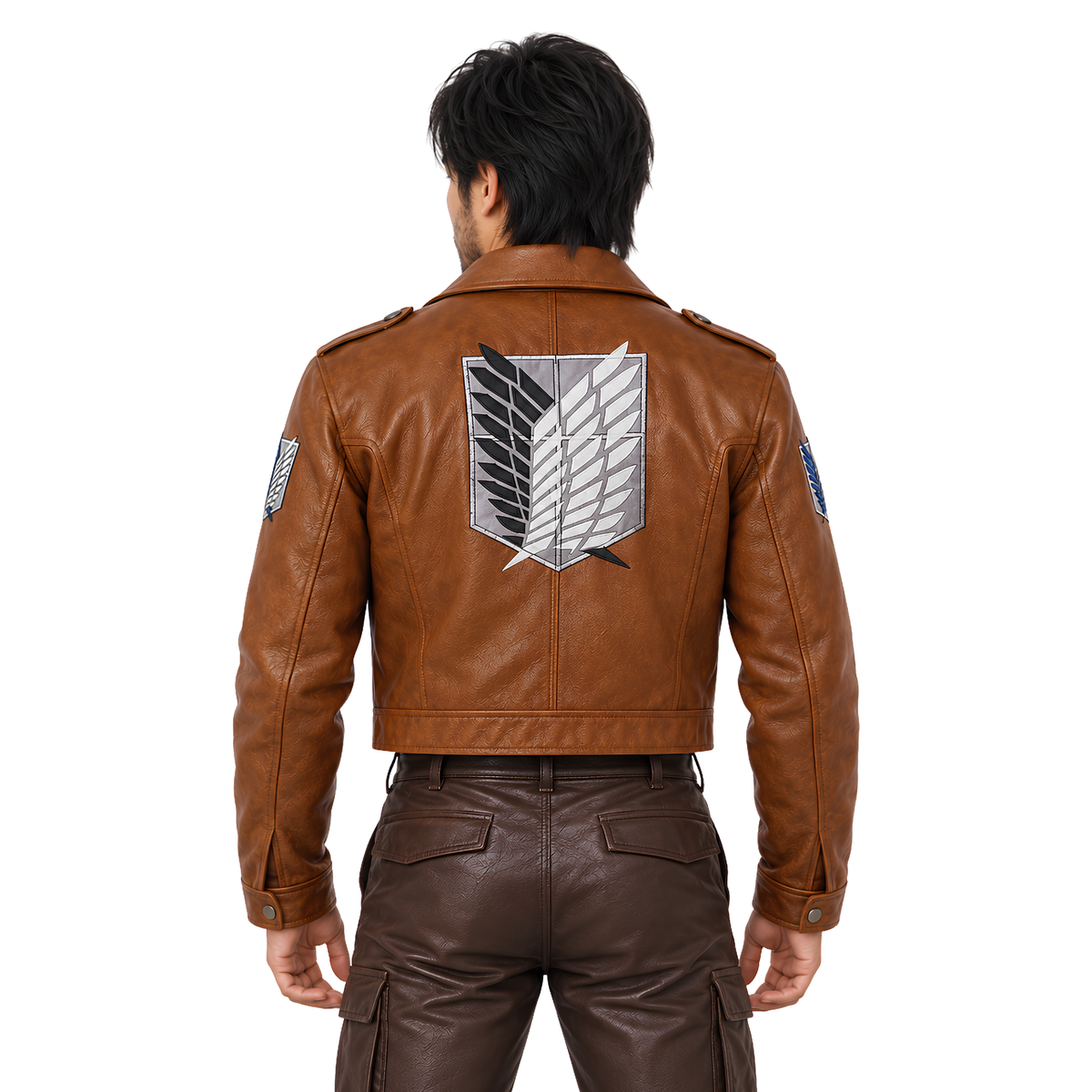 Shop Attack on Titan Scouting Legion Brown Leather Jacket Today