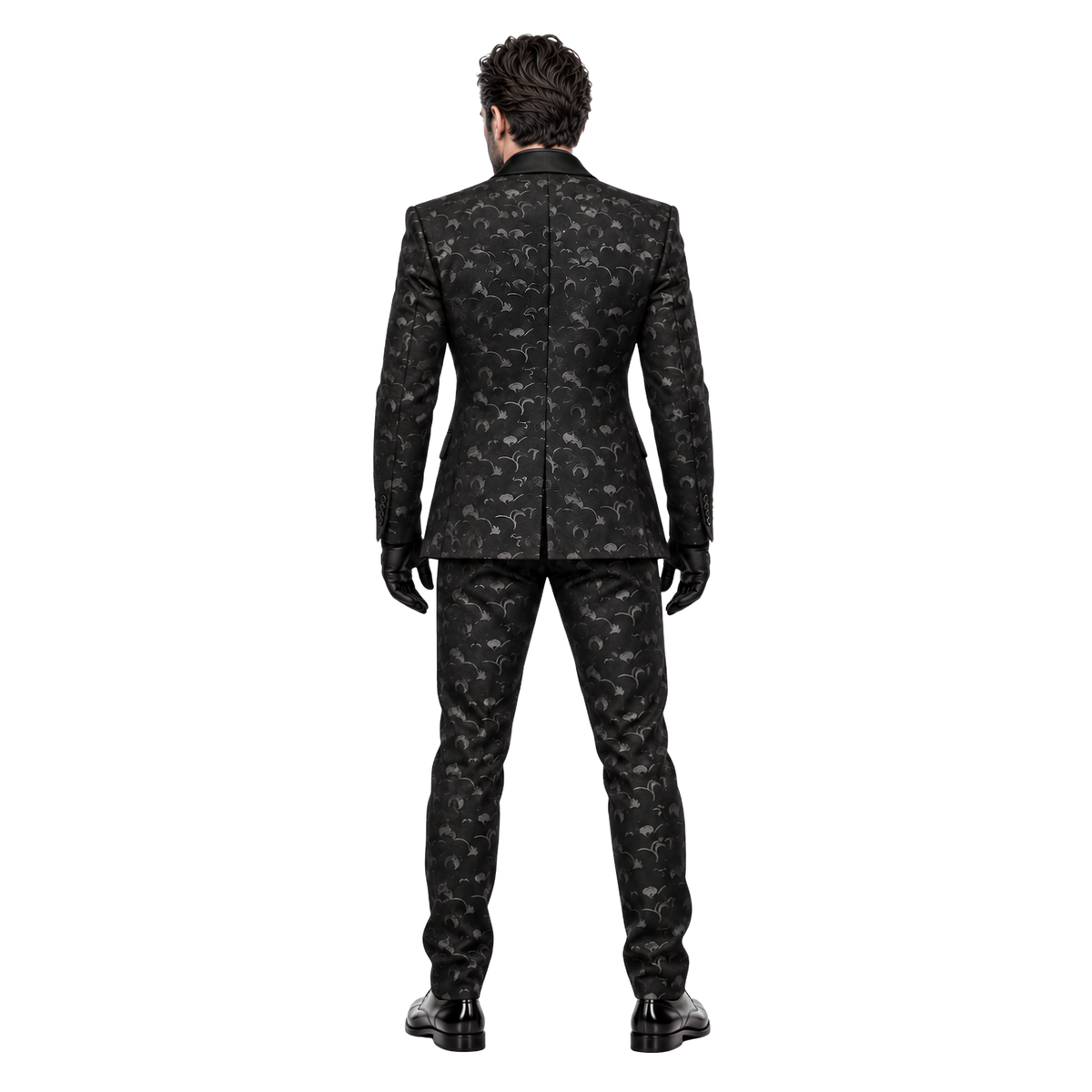 Shop The Birds of Prey Black Mask Velvet Suit