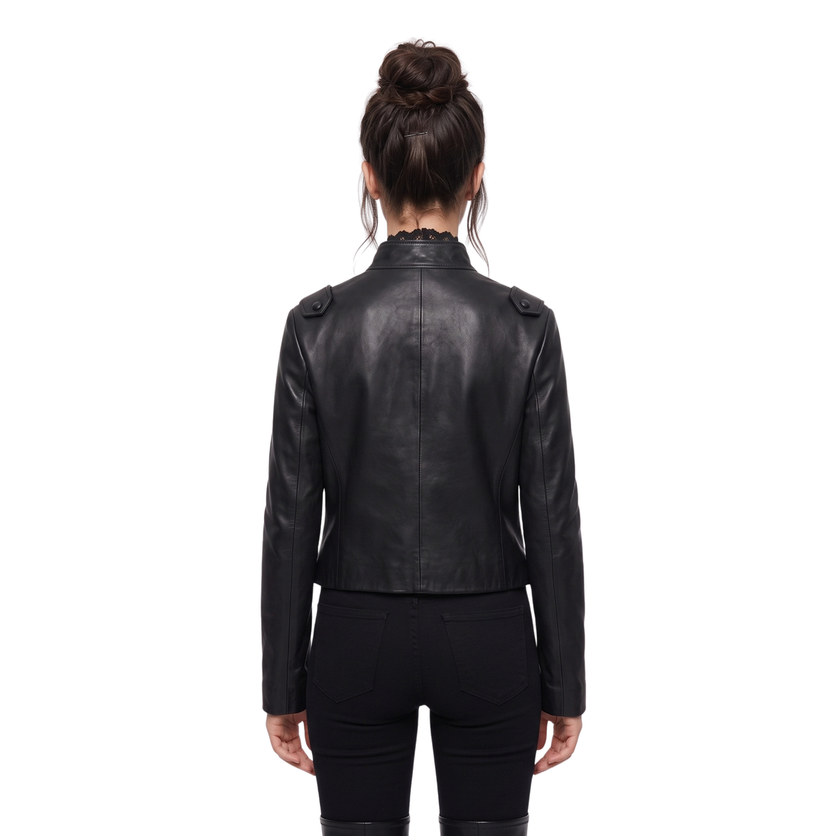 Shop The Coven Academy S01 Briar Black Leather Jacket Today