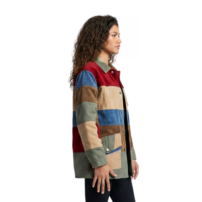 Shop The Euphoria S03 Zendaya Patchwork Jacket Today