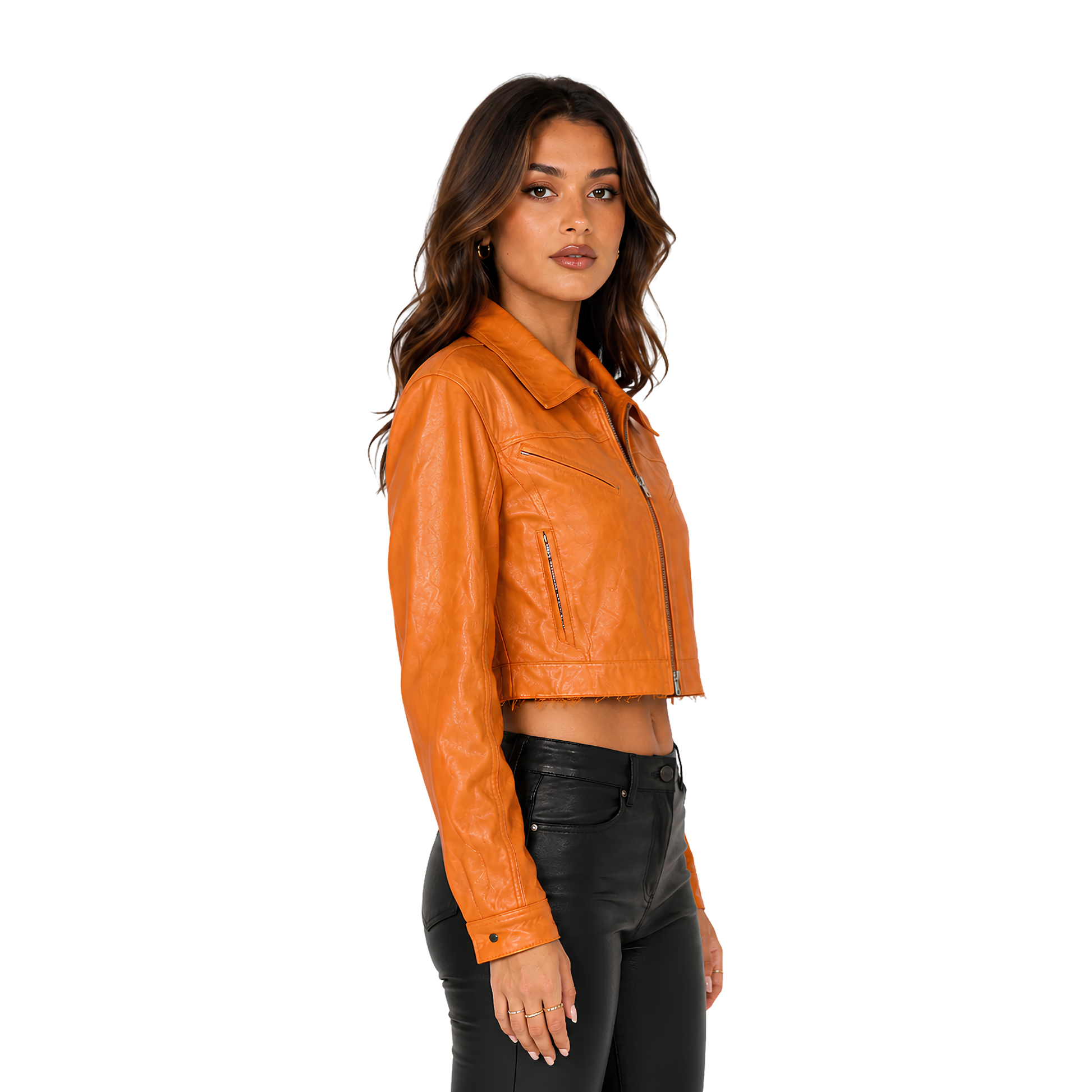 Shop The Evil Pumpkin Graphic Halloween Crop Jacket Today