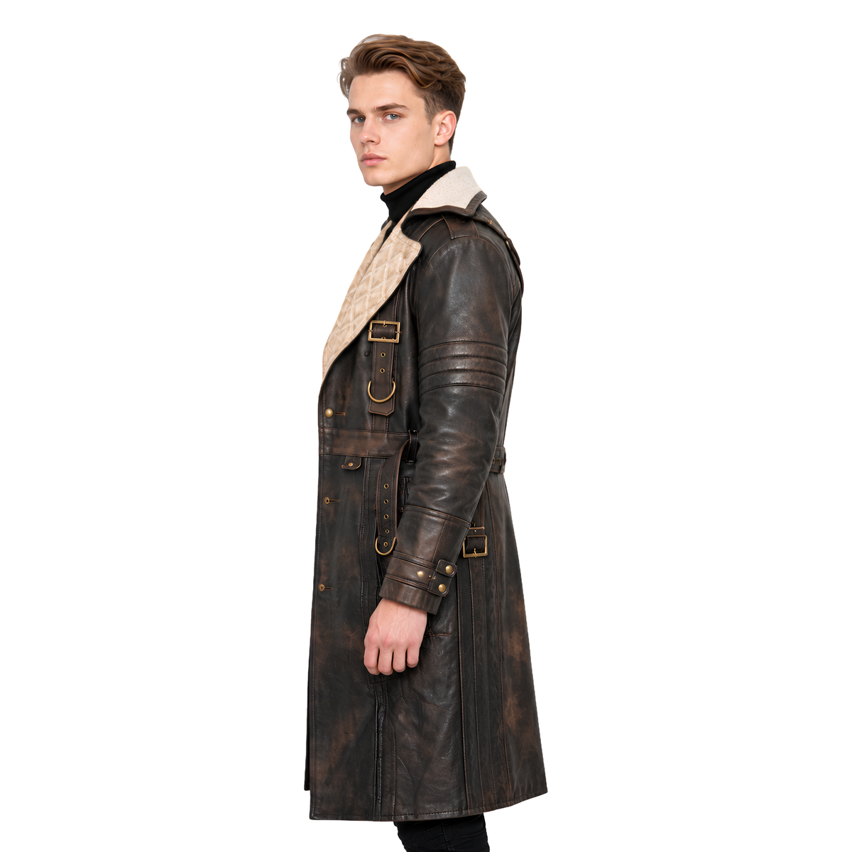 Shop The Fallout 4 Arthur Maxson Leather Battlecoat Today