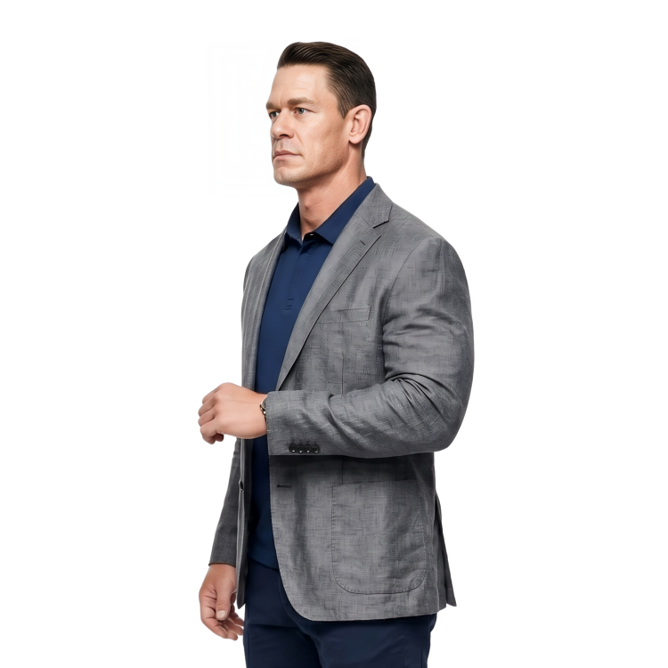 Shop The Freelance 2023 John Cena Grey Blazer Today
