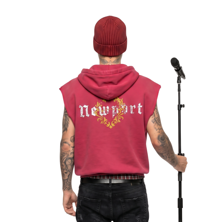 Shop The Greg Ross Justin Bieber Sleeveless Hoodie Today