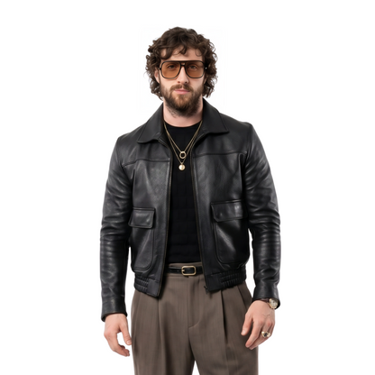 Shop The Jamie 28 Years Later Black Leather Jacket