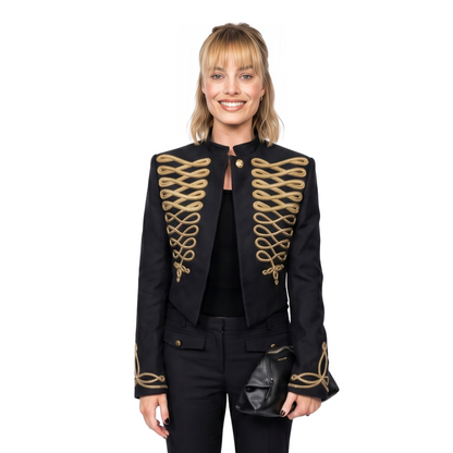 Shop The Margot Robbie McQueen Black Jacket